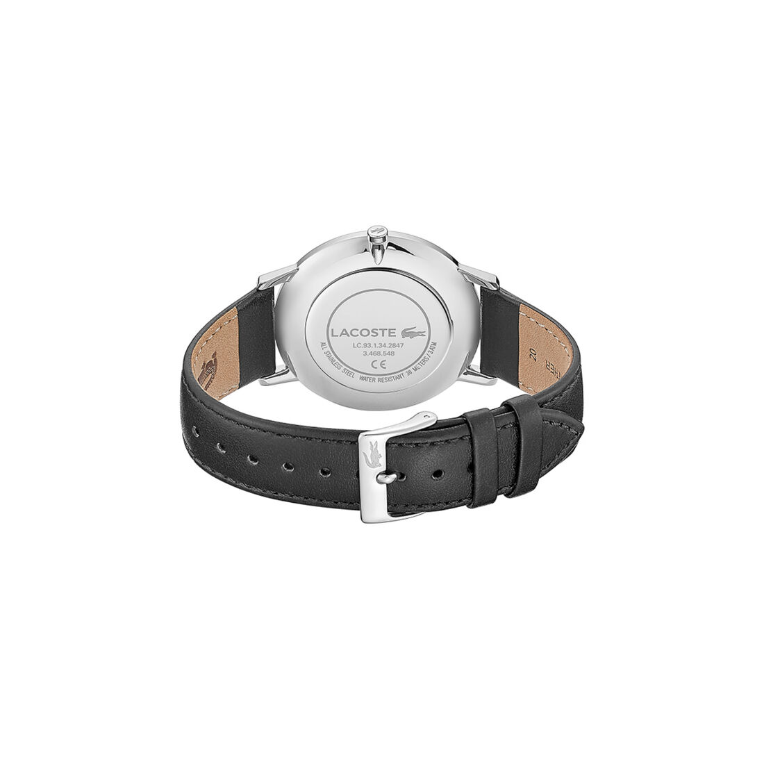 Lacoste Moon Mens Black Dial Watch Lacoste Moon Mens Black Dial Watch