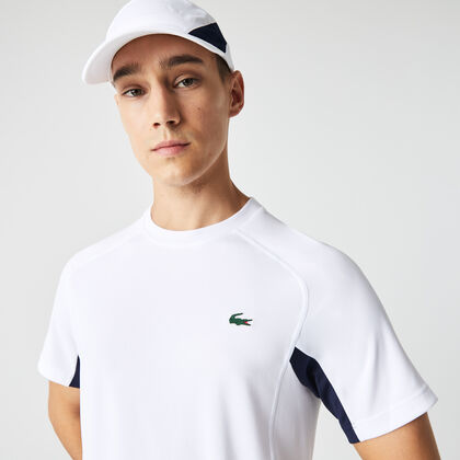 Men's Lacoste Sport Color-block Ultra-dry Piqué Tennis T-shirt