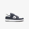 men s lacoste court cage leather heel pop trainers