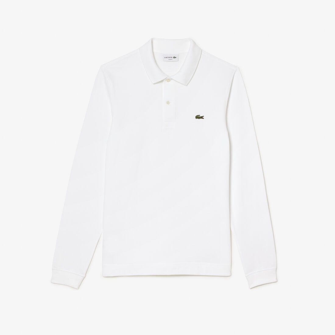 قميص بولو بقصّة ضيقة L.12.12 بأكمام طويلة Slim Fit L.12.12 Long Sleeved Polo Shirt - PH4013-00-001