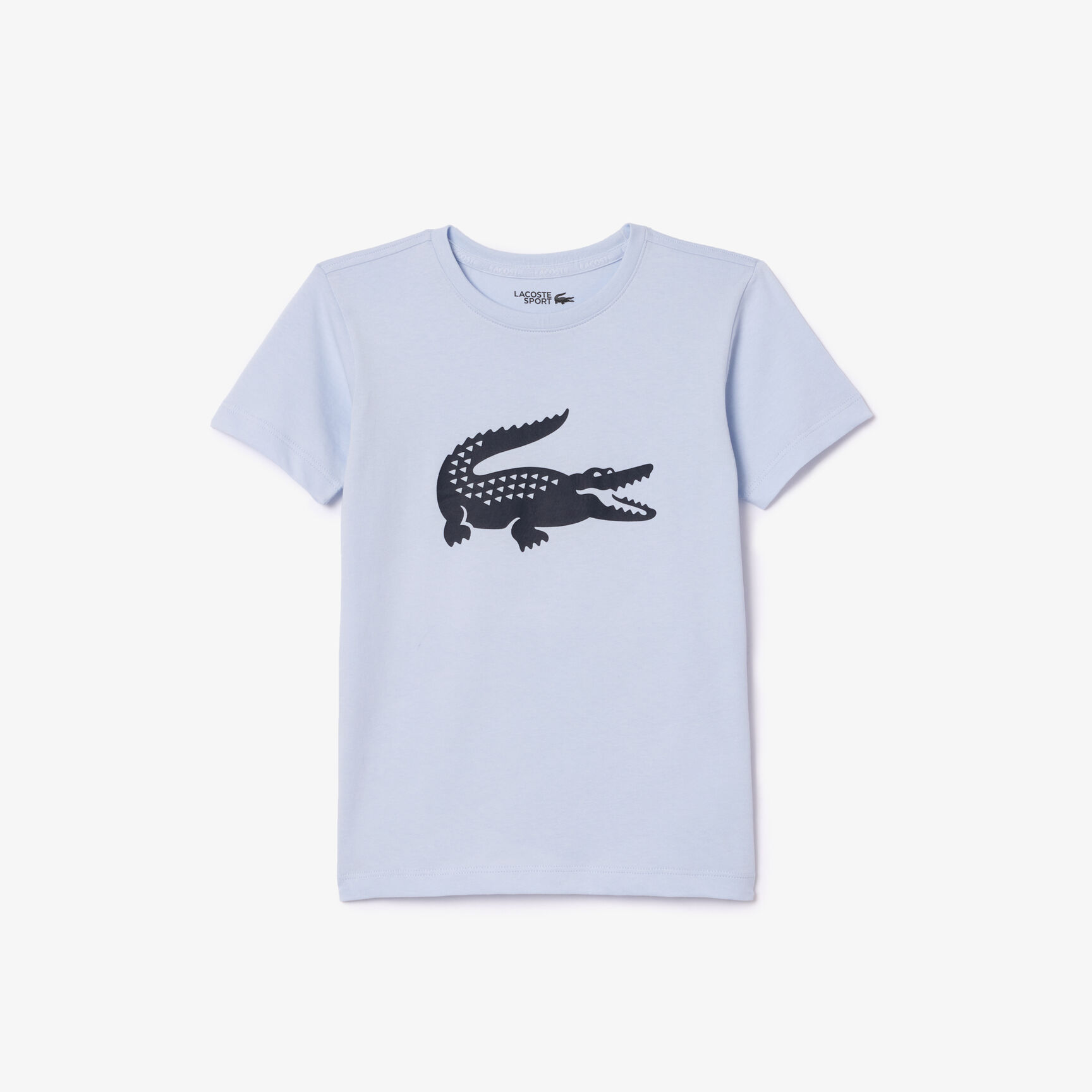 تي شيرت تنس قطني تقني كبير الحجم Kids' Lacoste SPORT Tennis Technical Jersey Oversized Croc T-shirt - TJ2910-00-J2G