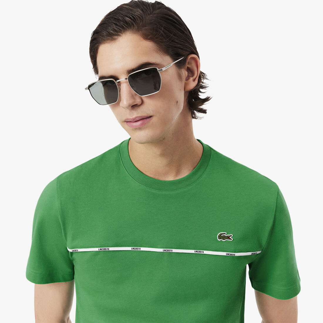 Lacoste Trim Cotton Jersey T-shirt Lacoste Trim Cotton Jersey T-shirt - TH9842-00-SIW