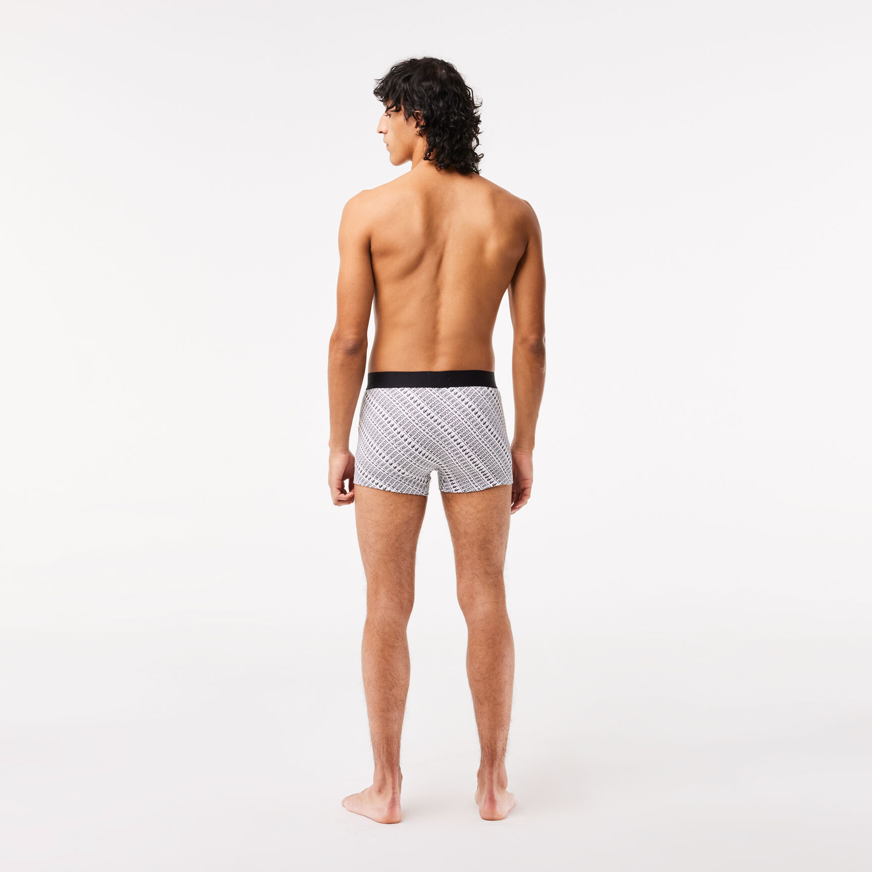 طقم بوكسر بشعار الماركة للرجال مجموعة Lacoste x Netflix طقم بوكسر بشعار الماركة للرجال مجموعة Lacoste x Netflix