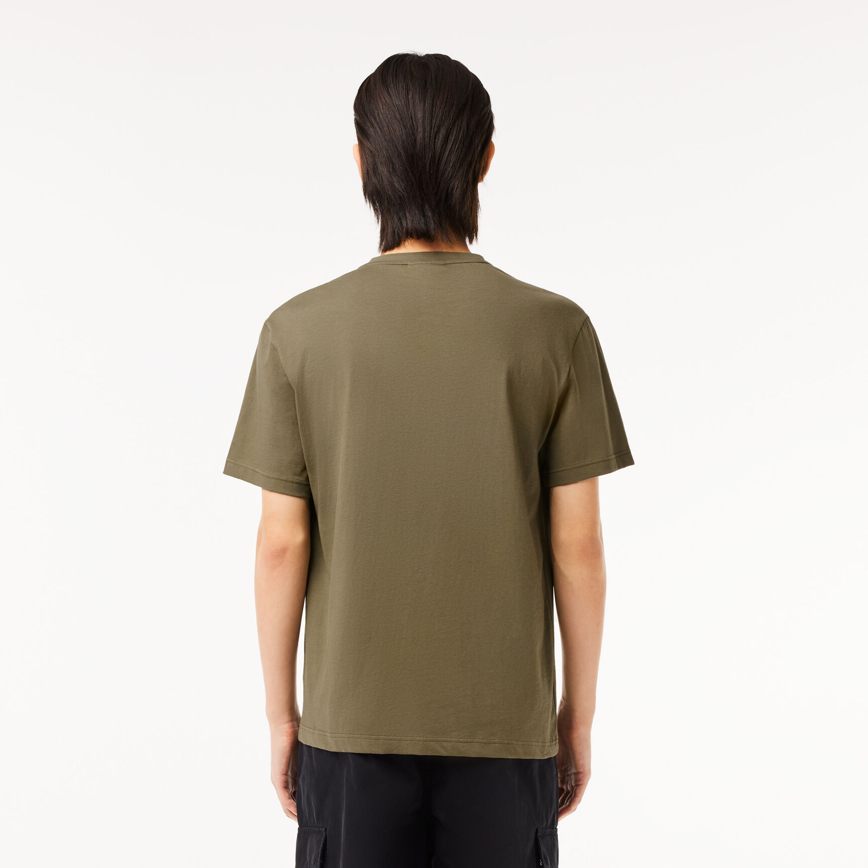 تيشيرت قطن بفتحة رقبة حرف V للرجال Men's V-neck Cotton T-shirt - TH2036-00-316