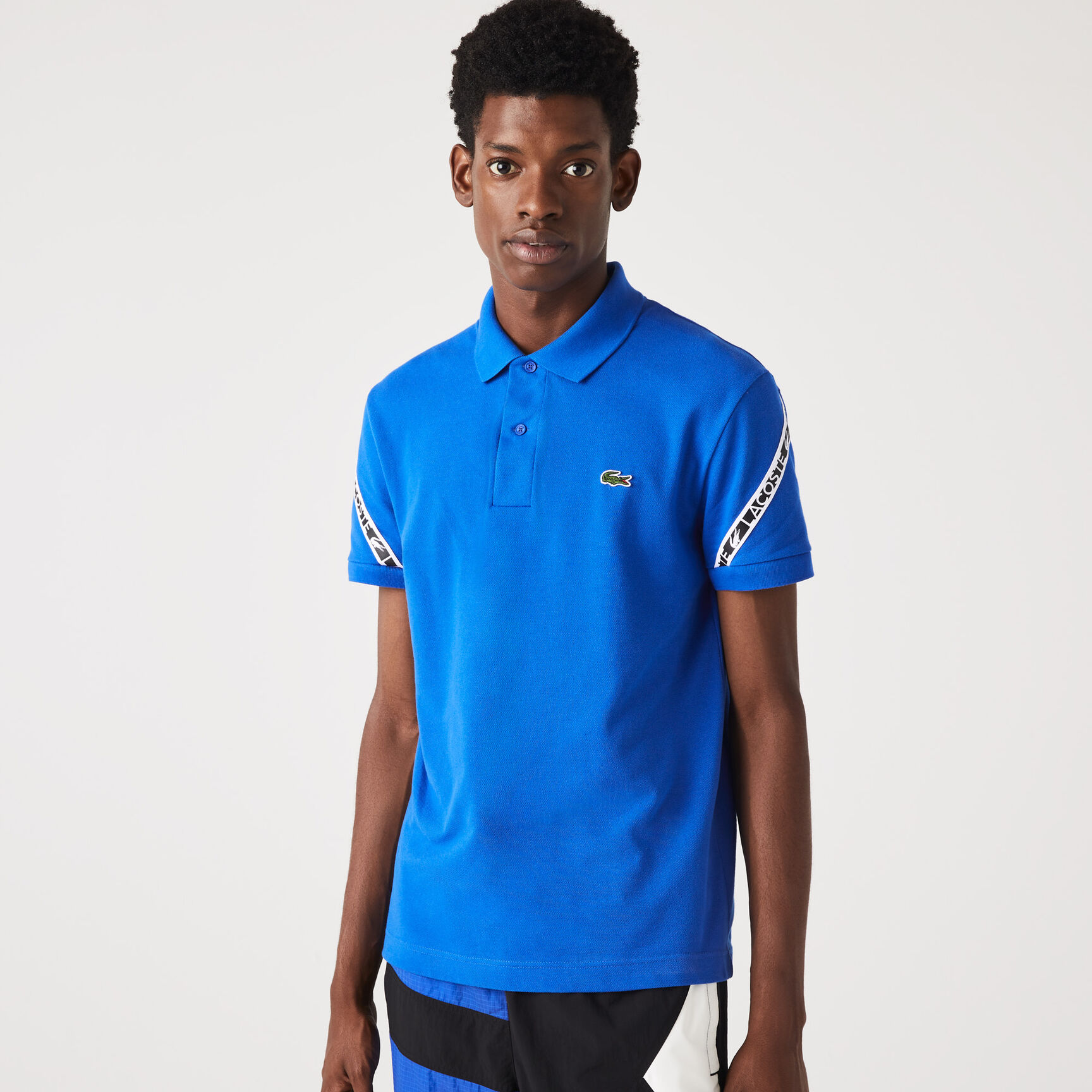 Men's Lacoste Regular Fit Stretch Mini Piqué Polo Shirt Men's Lacoste Regular Fit Stretch Mini Piqué Polo Shirt