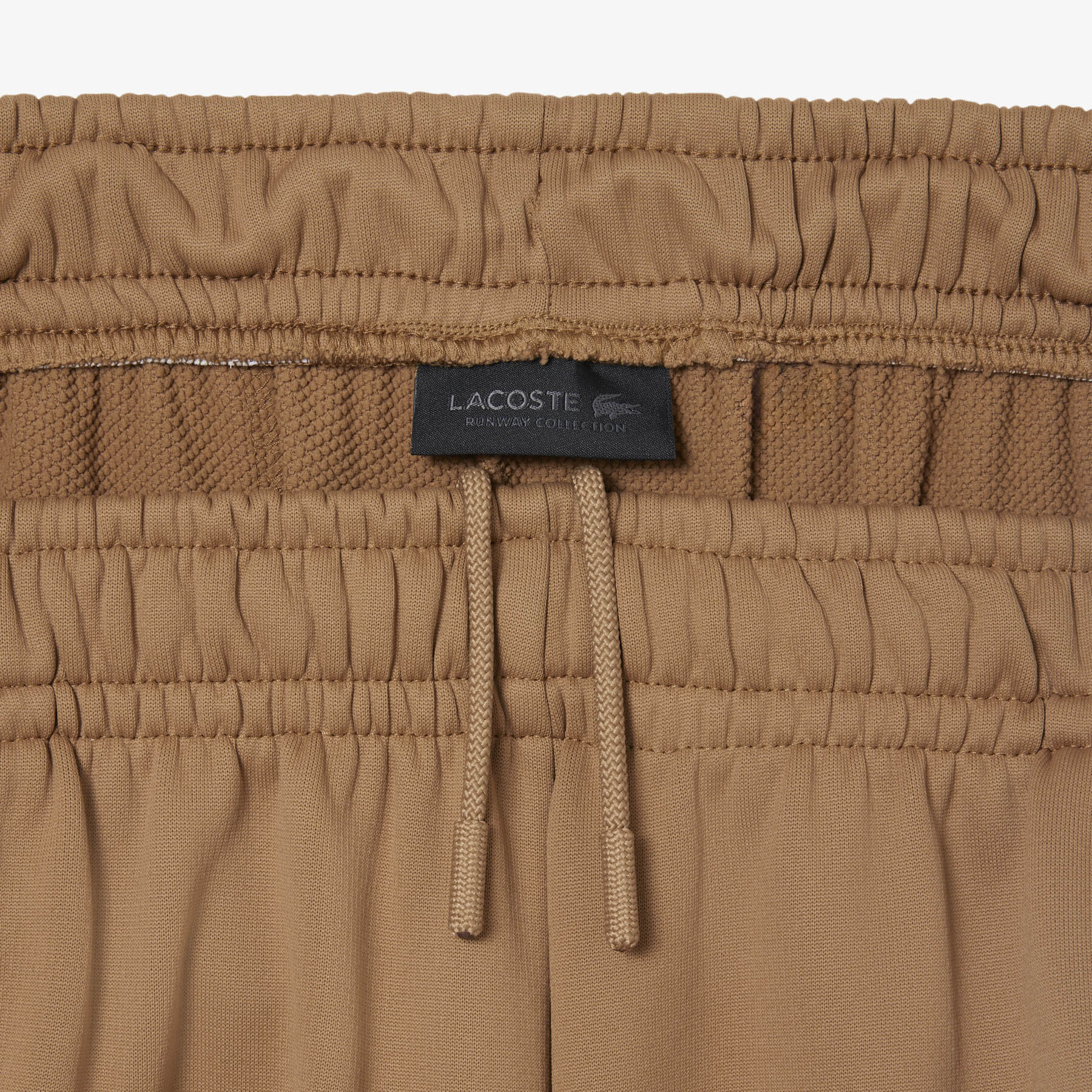 Runway Pleated Satin Joggers lacoste runway pleated satin joggers
