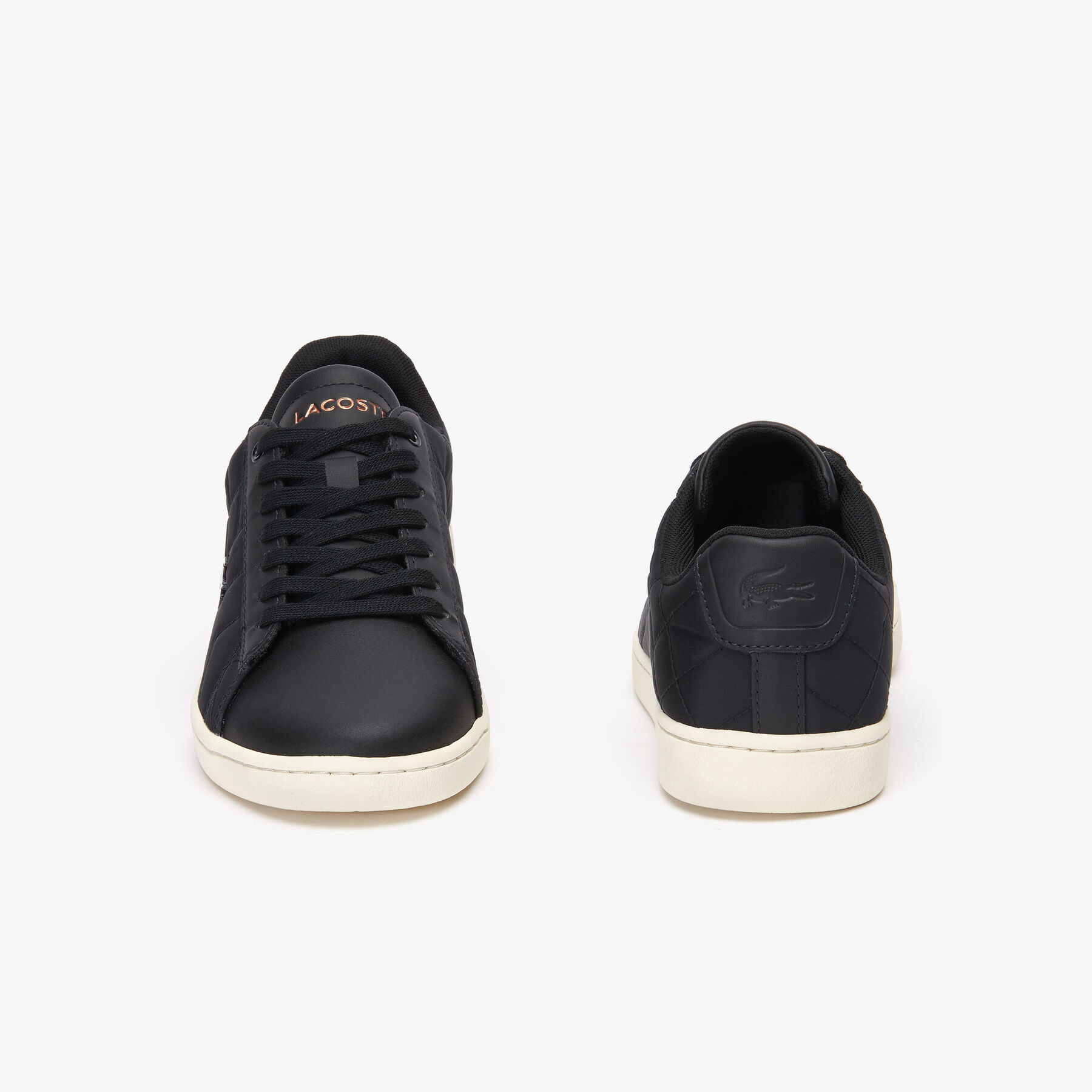 lacoste women s carnaby evo textile trainers