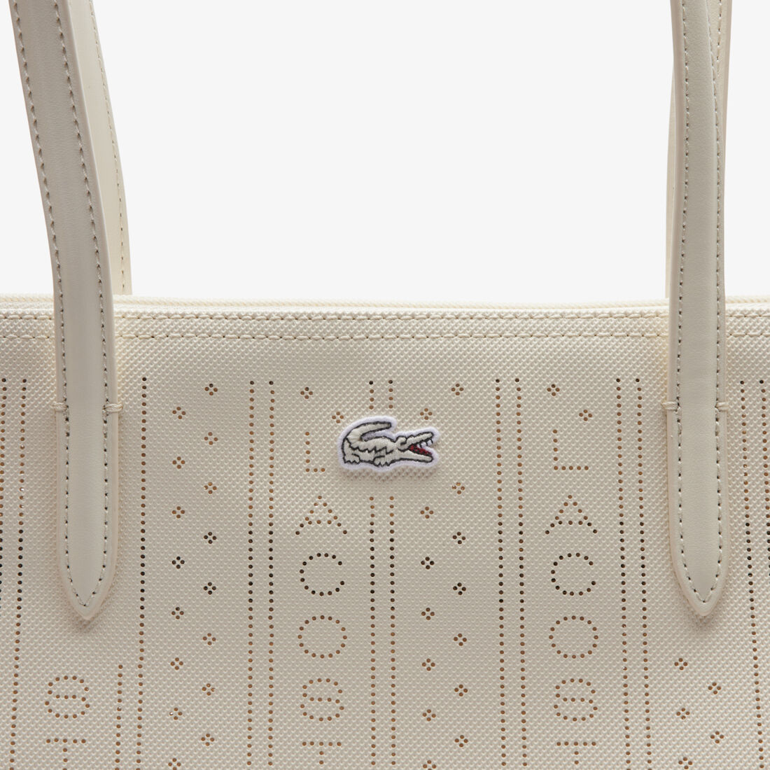 Large L.12.12 Concept Perforated Tote Large L.12.12 Concept Perforated Tote - NF5133SJ-R49