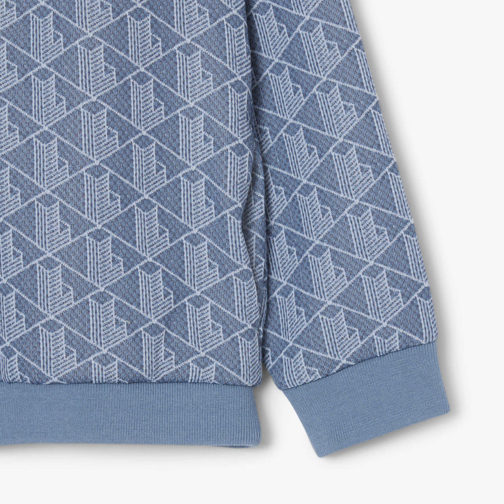 High Neck Zip-Up Paris Monogram Sweatshirt - SJ1233-00-HGI