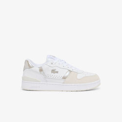 lacoste women s t clip set leather sneakers