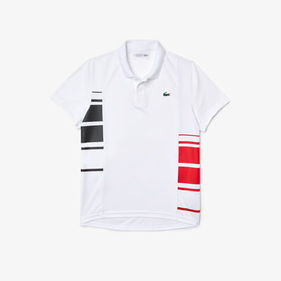 Men's Lacoste Sport Colour-block Piqué And Mesh Polo Shirt