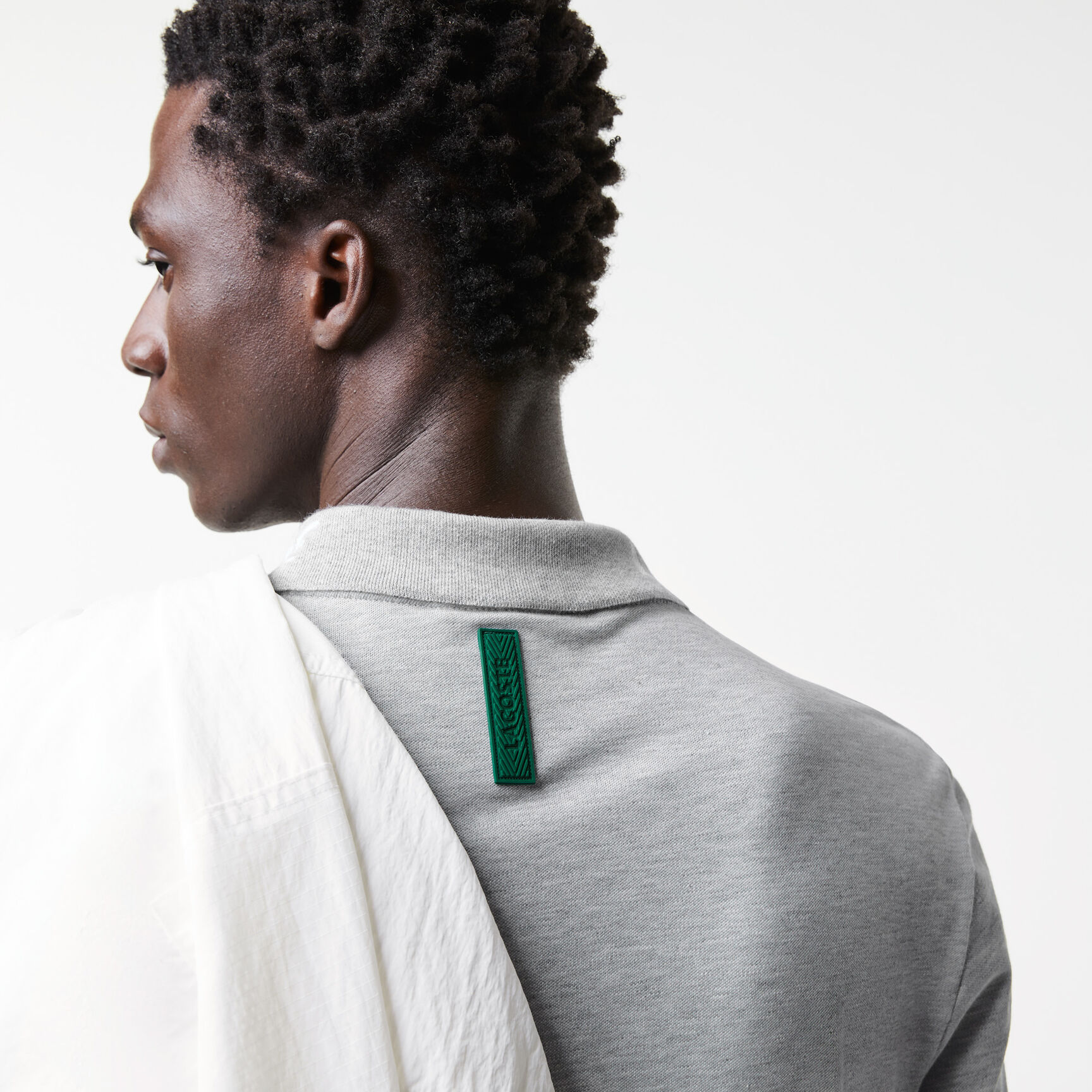 تيشيرت بولو لاكوست بيكيه مطاطي بقصة ضيقة وشعار الماركة للرجال Men's Lacoste Branded Slim Fit Stretch Piqu� Polo - PH9642-00-CCA