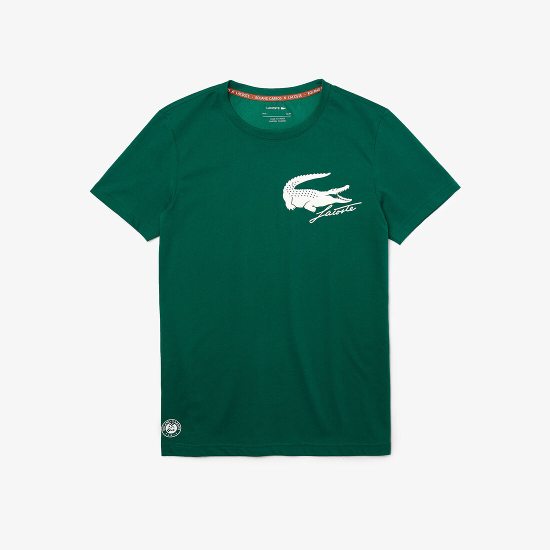 Men&rsquo;s Lacoste SPORT French Open Edition Crocodile Print T-shirt