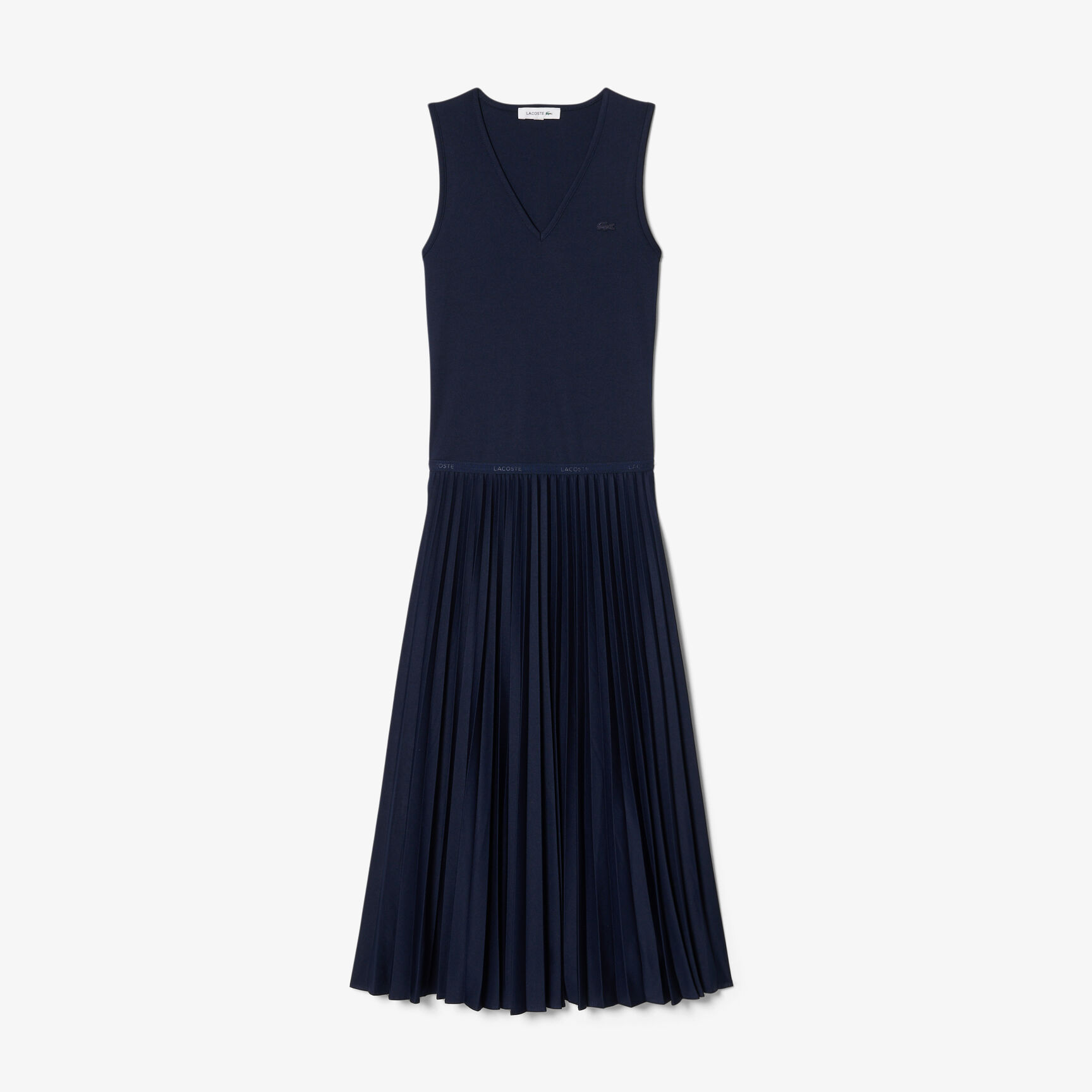 Long Sleeveless Pleated Dress Long Sleeveless Pleated Dress - EF2432-00-166