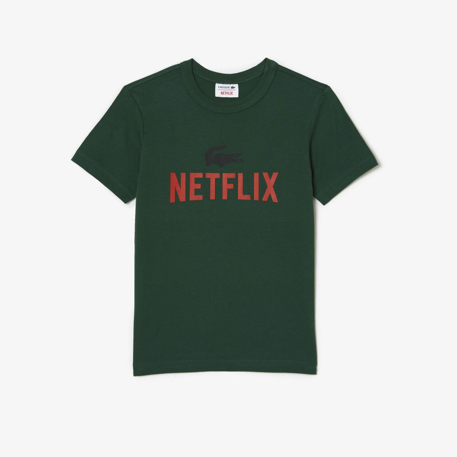 Kids' Lacoste x Netflix Organic Cotton Print T-shirt Kids' Lacoste x Netflix Organic Cotton Print T-shirt