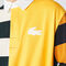 men s lacoste live loose fit colourblock cotton rugby style polo shirt