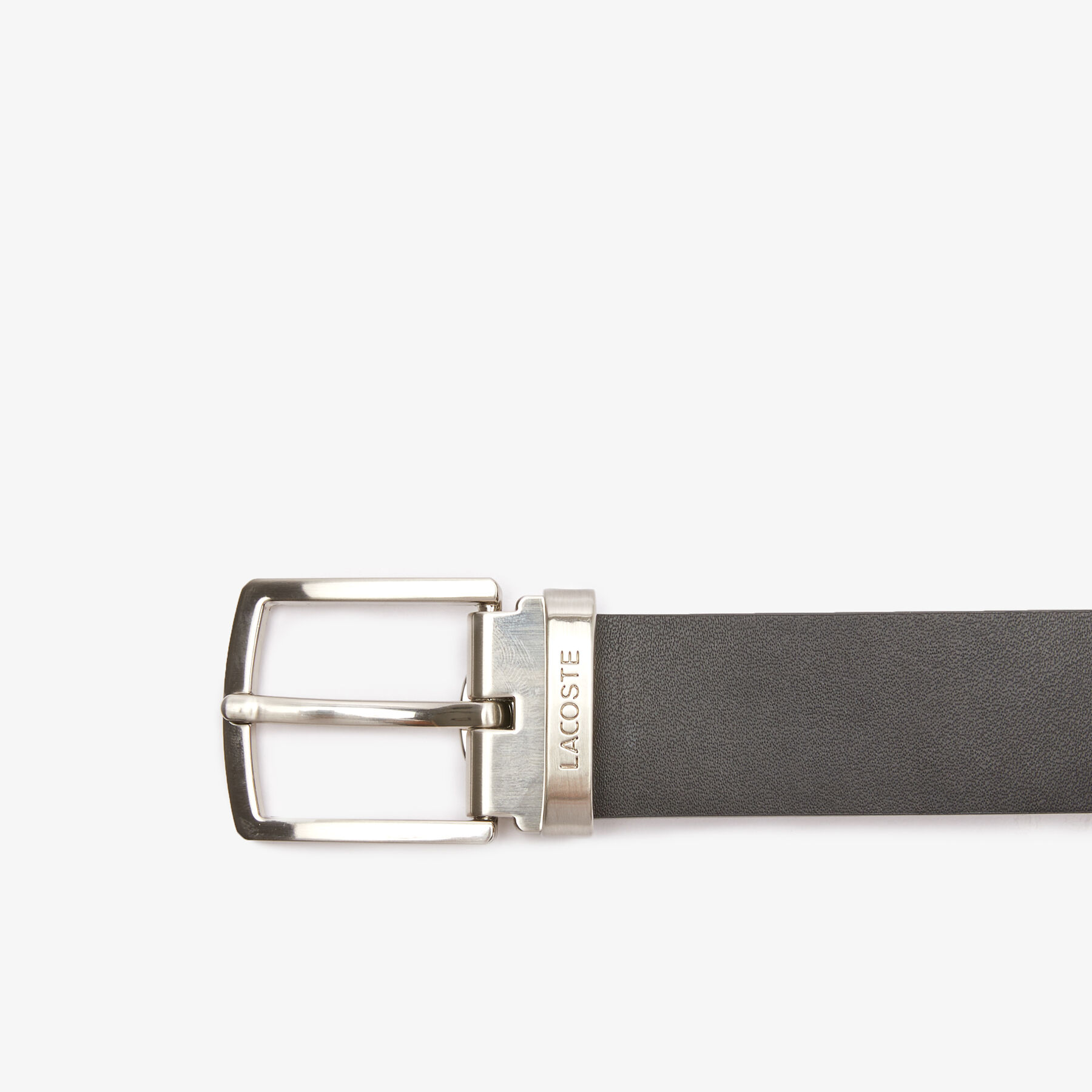 lacoste men s reversible leather belt and 2 buckles gift set