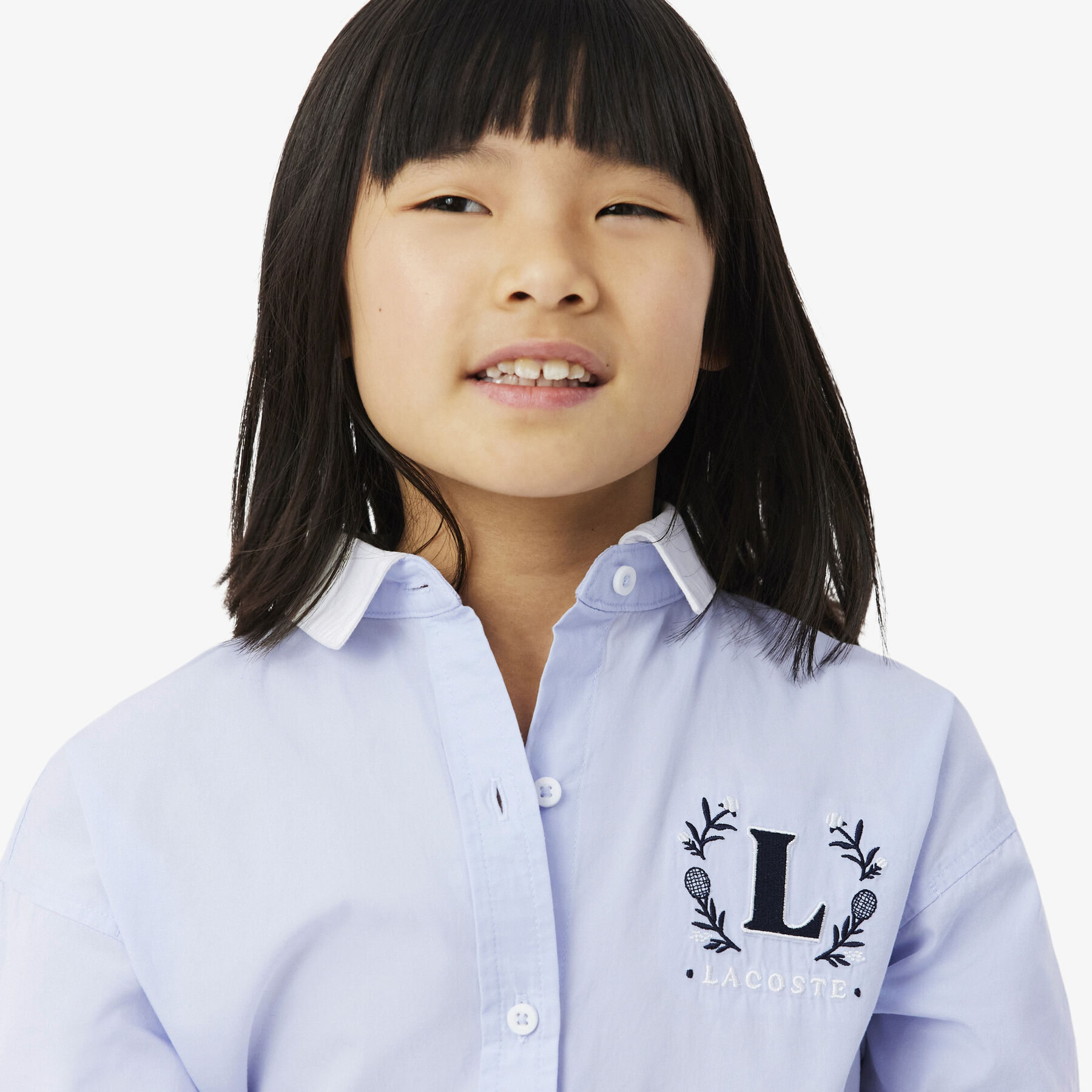 Embroidered Badge Poplin Shirt Embroidered Badge Poplin Shirt - CJ6589-00-J2G