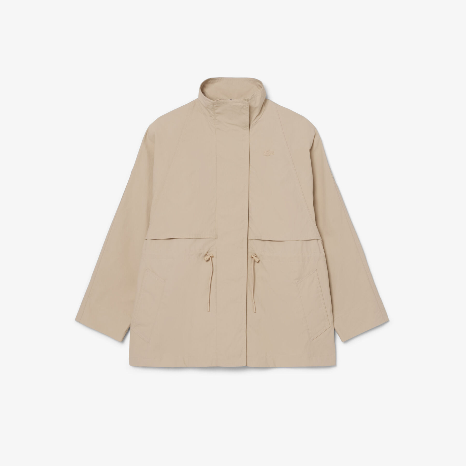 Mid Length Water-Repellent Oversized Parka lacoste mid length water repellent oversized parka