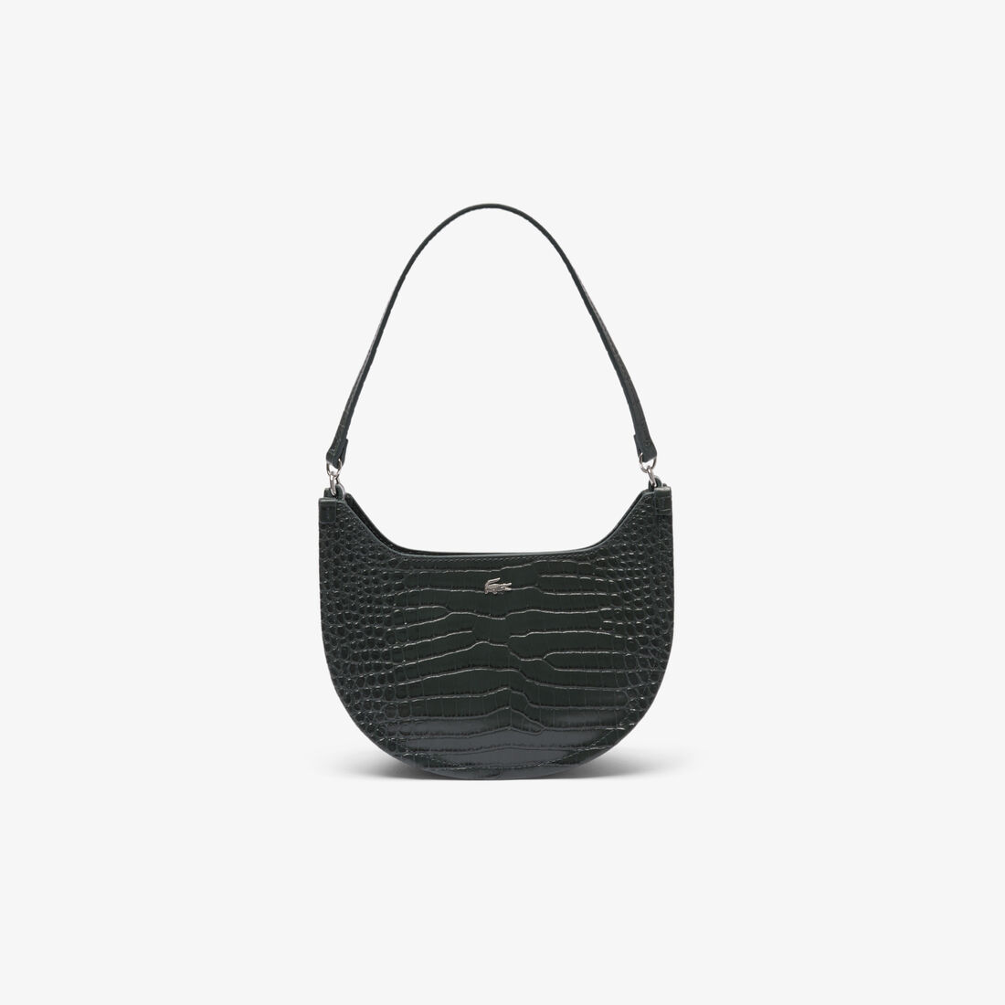 Small Chantaco Embossed Leather Half Moon Bag - NF4980KL-B43