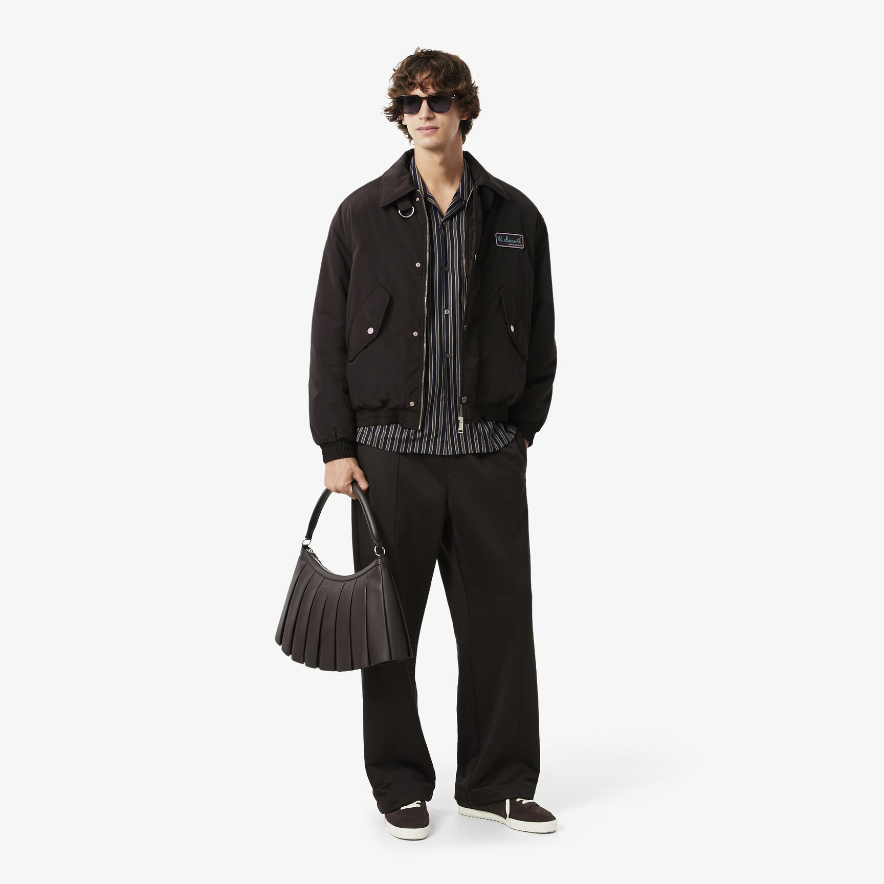 Water-Repellent Aviator Badge Jacket - BH5167-00-SKB