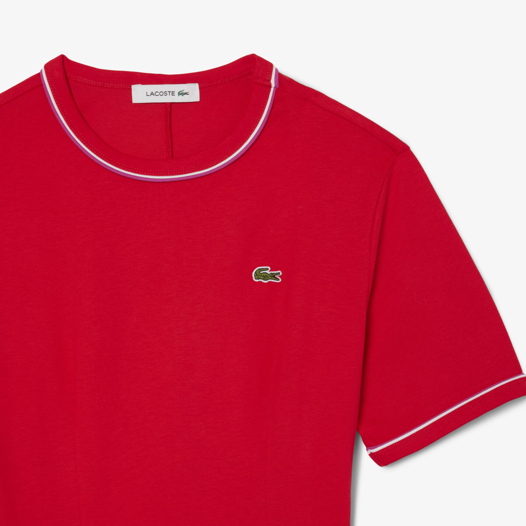 فستان تي شيرت من الجيرسي مع لمسات نهائية Trim Accent Jersey T-shirt Dress - EF9988-00-CUI