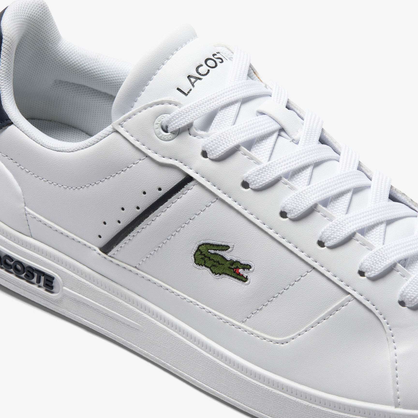Men's Lacoste Europa Pro Leather Trainers Men's Lacoste Europa Pro Leather Trainers - 45SMA0116-042