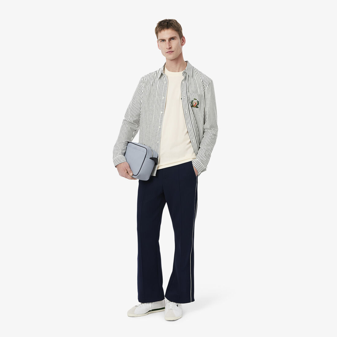 تي شيرت بشارة مطرزة صناعة فرنسية French Made Embroidered Badge T-shirt - TH0027-00-XFJ