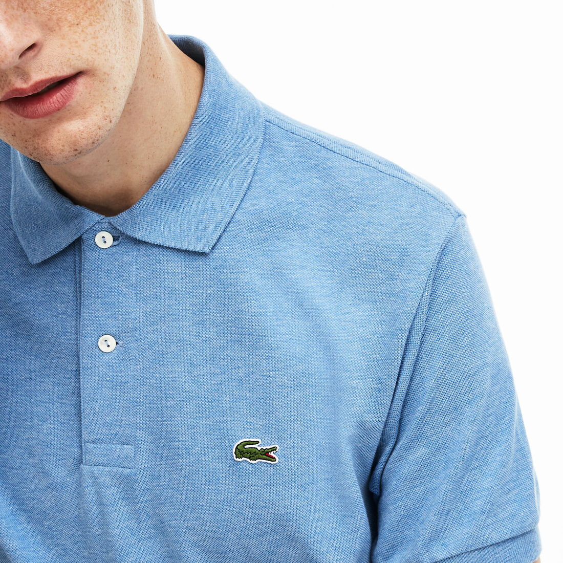 Classic Fit L.12.12 Marl Polo Shirt Classic Fit L.12.12 Marl Polo Shirt