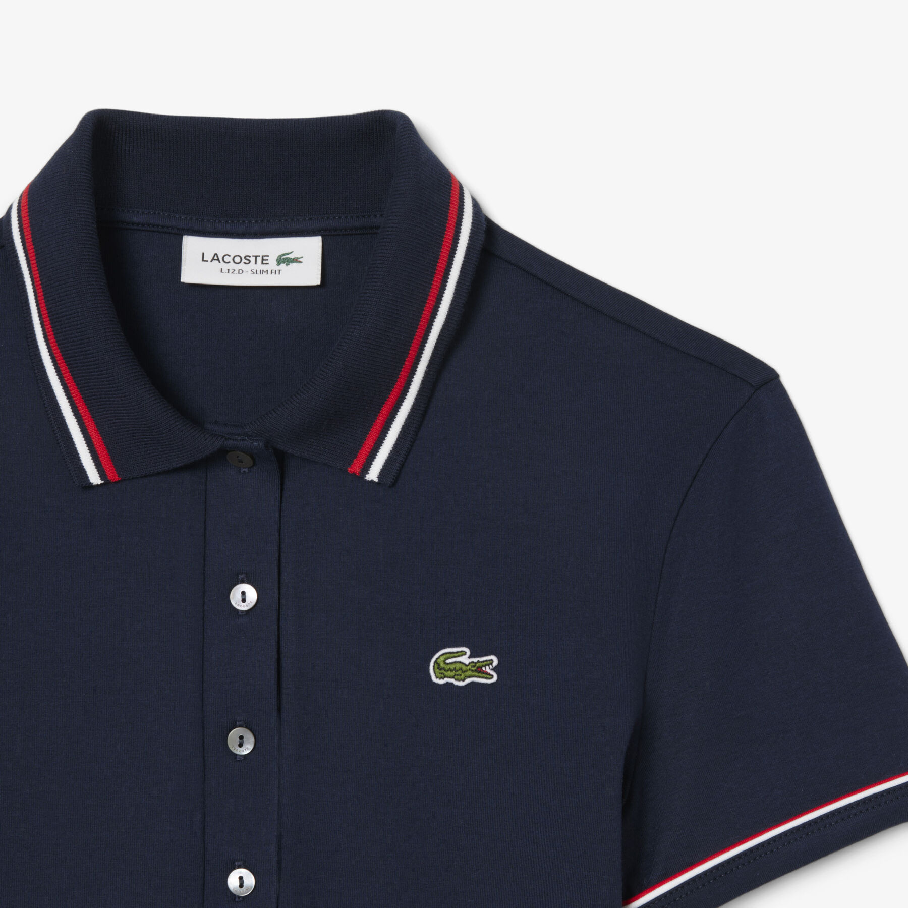 L.12.D Slim Fit Trim Detail Polo Shirt - DF5284-00-DB3