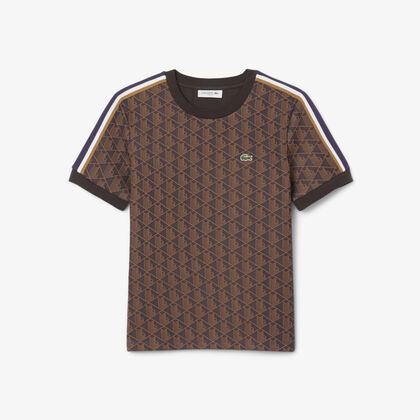 Slim Fit Monogram Jacquard T-shirt