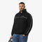 lacoste classic fit logo stripe sweatshirt