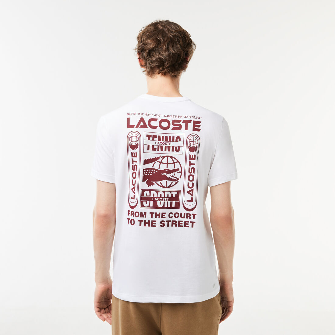 Lacoste Tennis x Daniil Medvedev Regular Fit T-shirt Lacoste Tennis x Daniil Medvedev Regular Fit T-shirt - TH1795-00-001