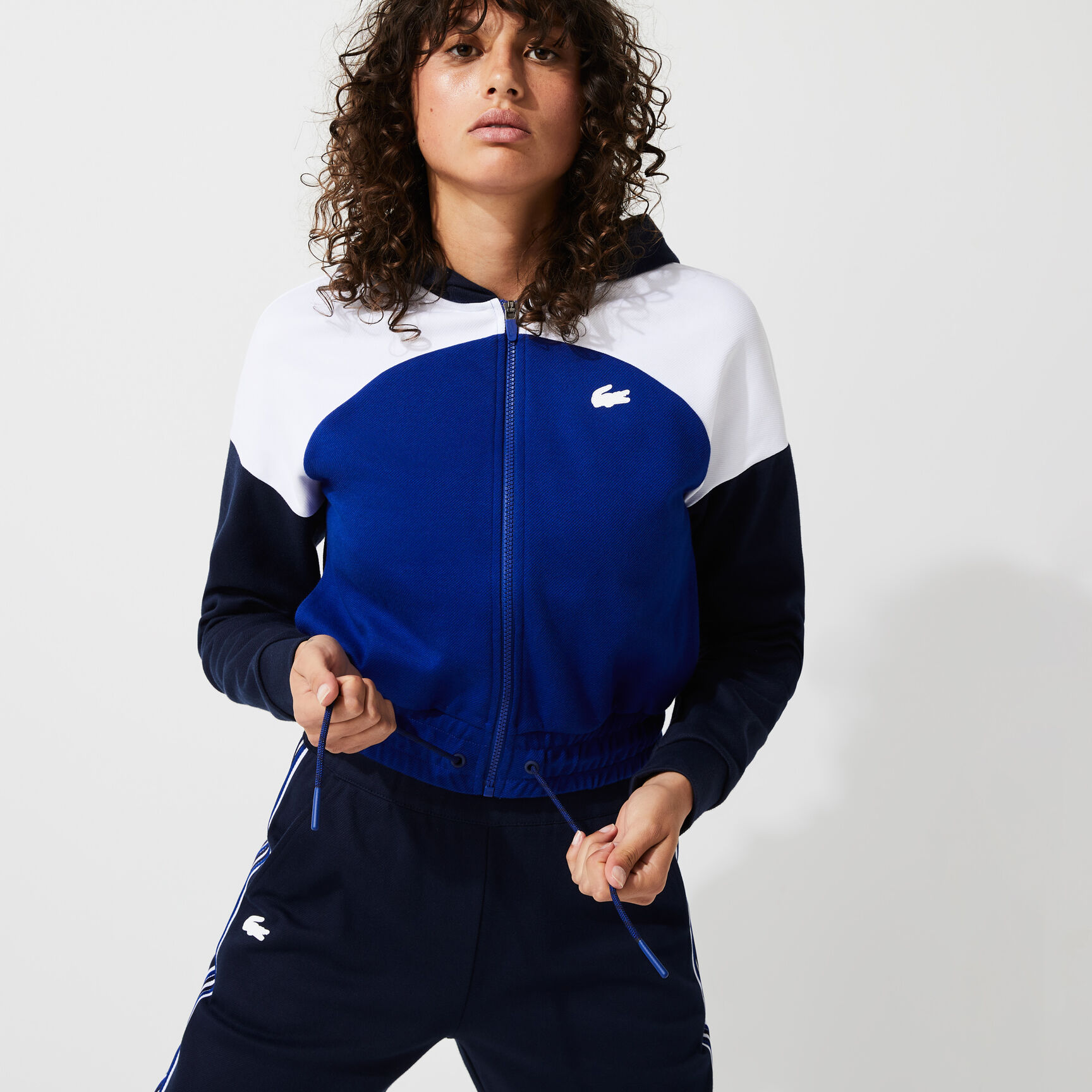 Women’s Lacoste SPORT Hooded Organic Cotton Zip Sweatshirt Women’s Lacoste SPORT Hooded Organic Cotton Zip Sweatshirt