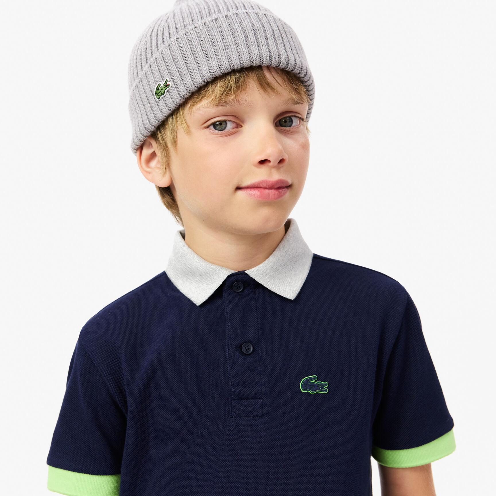 Colourblock Cotton Pique Polo Shirt Colourblock Cotton Pique Polo Shirt - PJ2456-00-I9R