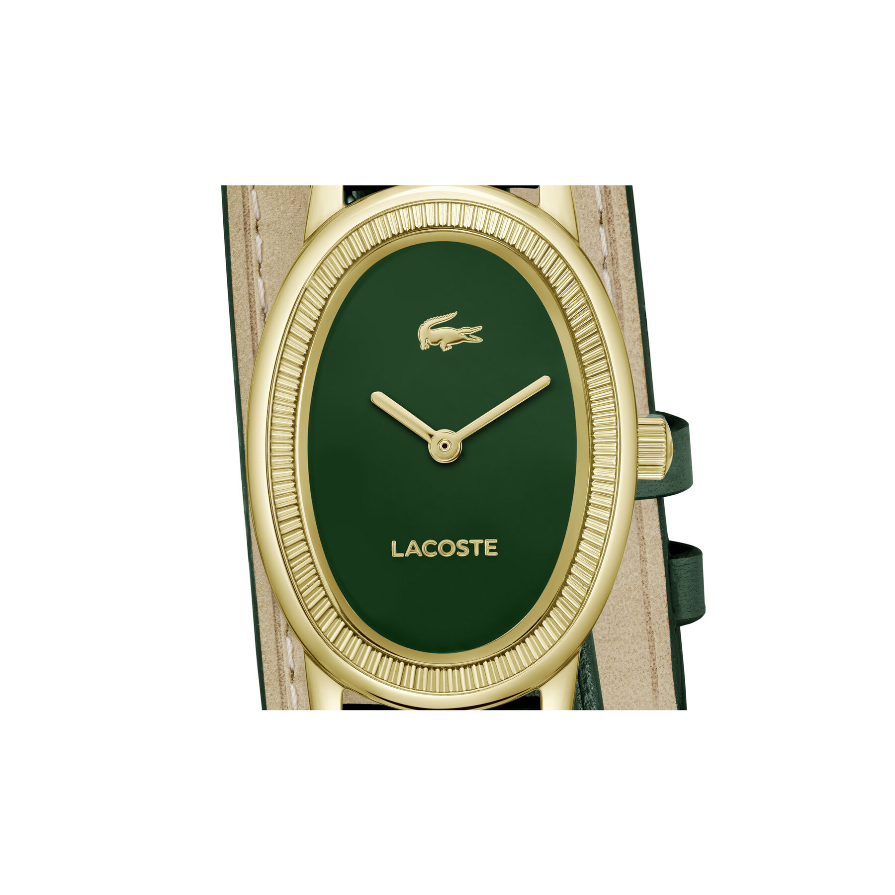 lacoste parisienne women s green dial watch