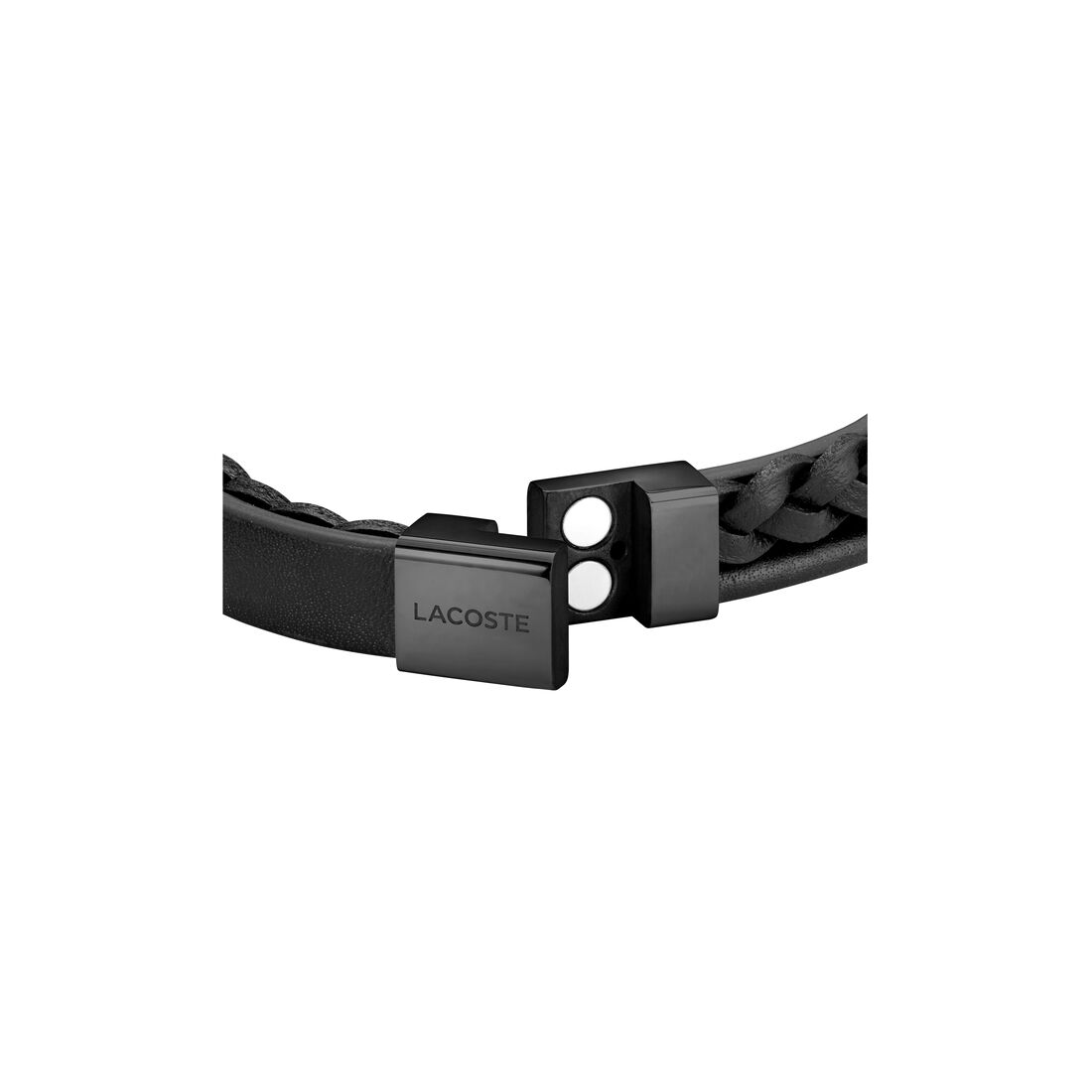Fusion Leather Bracelet null - 2040318-BLACK