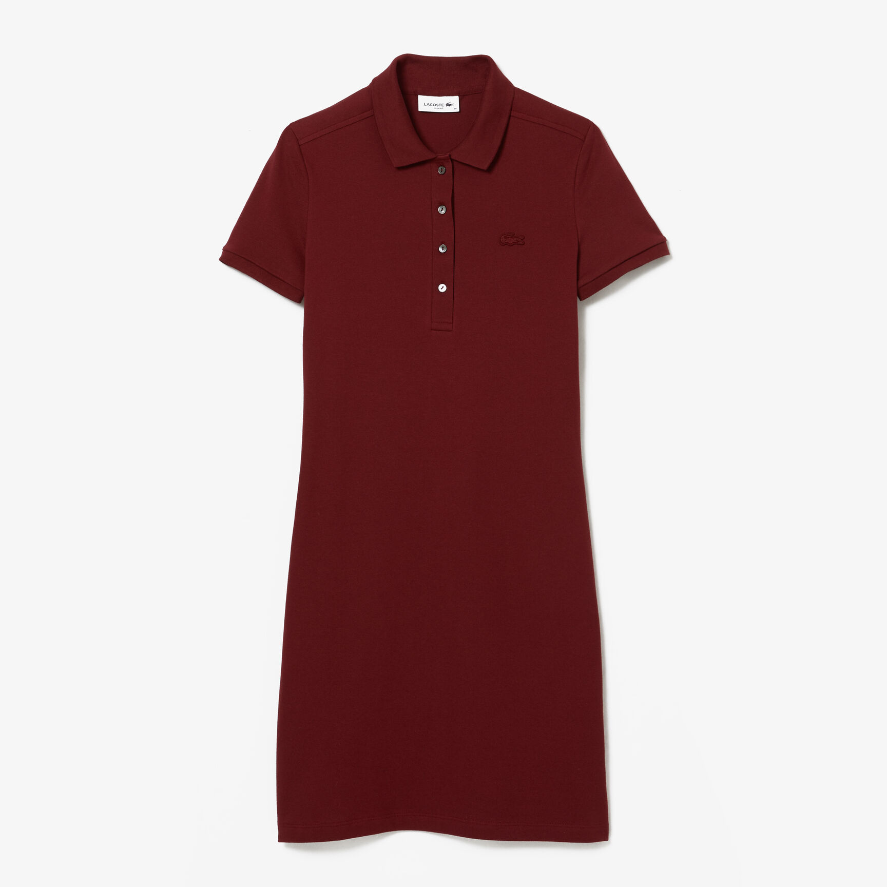فستان بولو من بيتي بيكيه مطاطي بقصة ضيقة Women's Stretch Cotton Pique Polo Dress - EF5473-00-ZS1