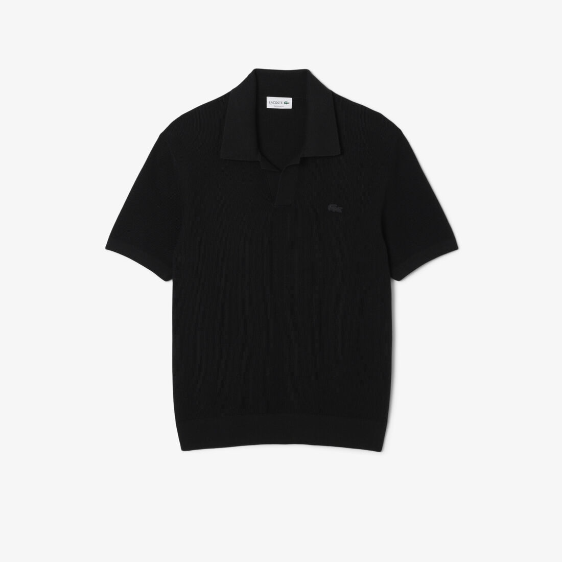 Cotton Blend Open Polo Collar Sweater Cotton Blend Open Polo Collar Sweater - AH5186-00-031