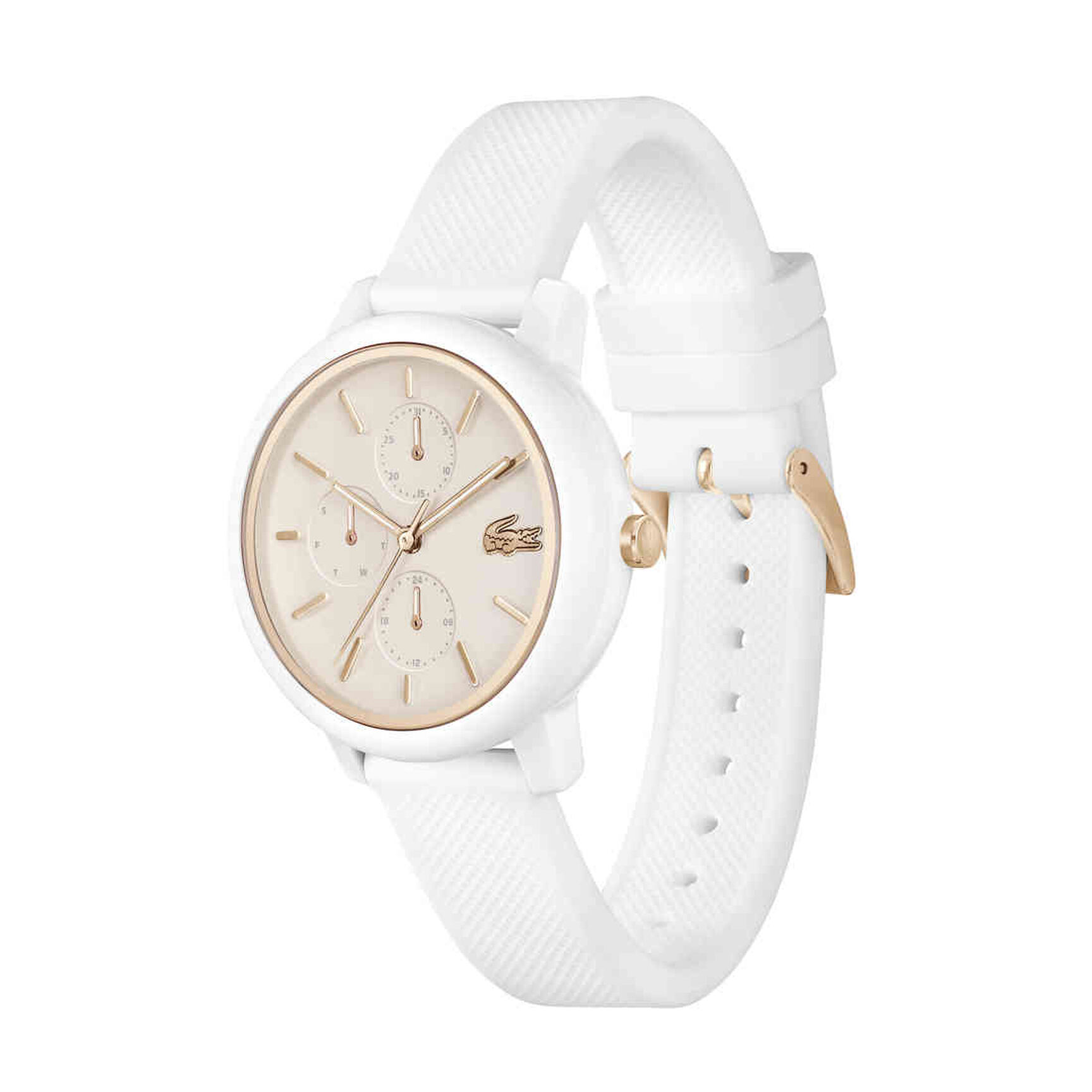 ساعة نسائية بسوار من السيليكون Unisex Automatic Watch - 2001326-CNG