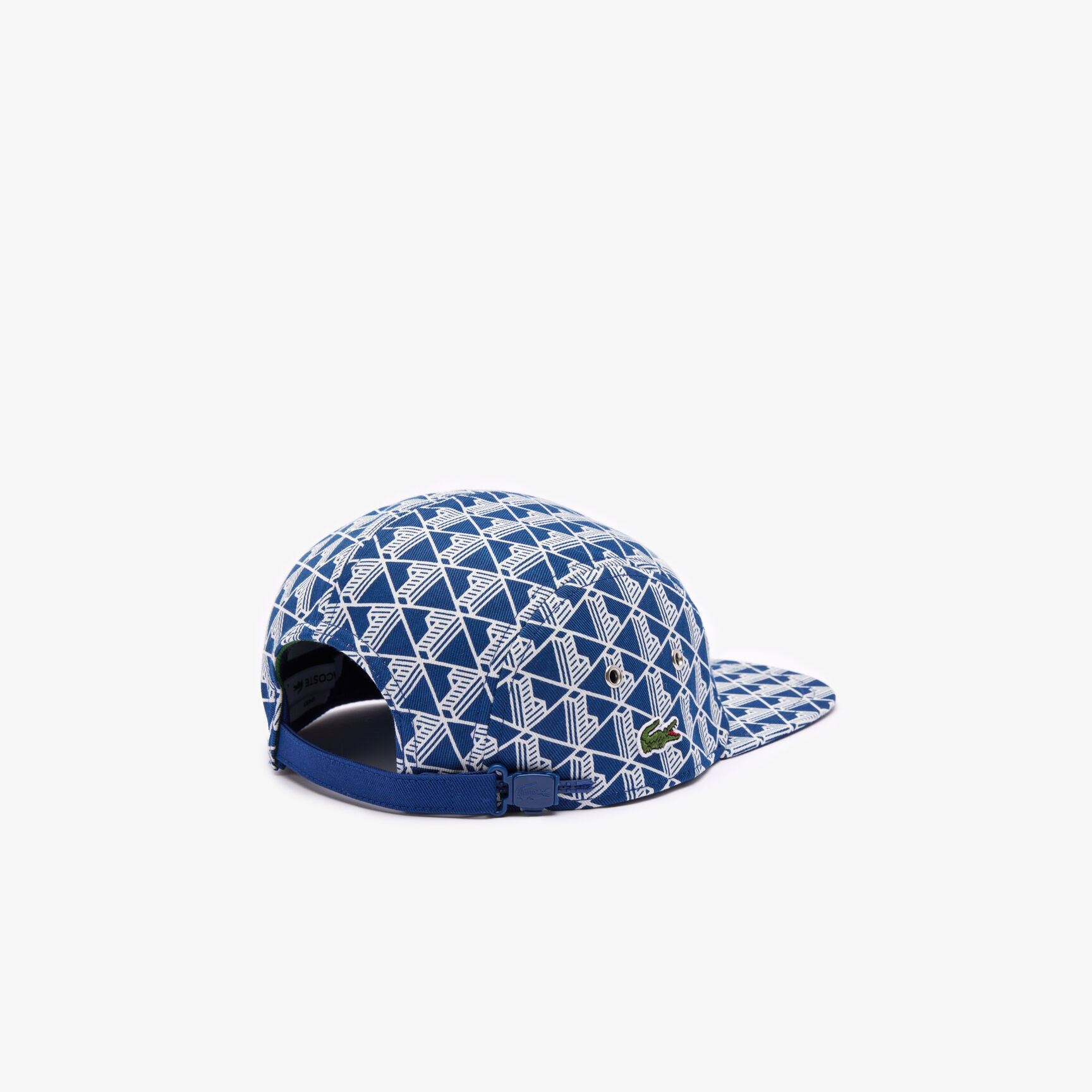قبعة قطن برقعة شعار الماركة الأيقوني Monogram Print Twill Jockey Cap - RK1722-00-QIE