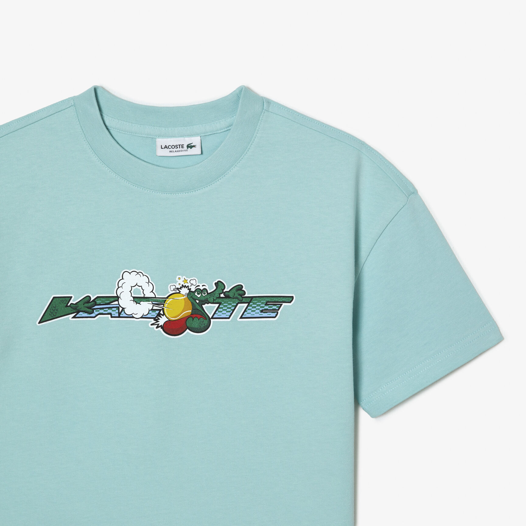 تيشيرت بشعار الماركة قطن جيرسيه عضوي للأطفال