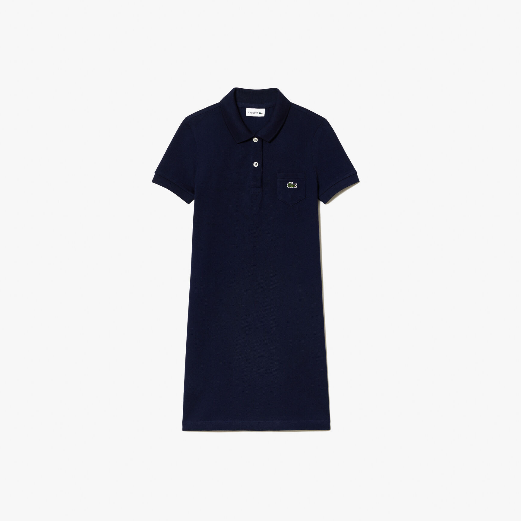 Pique Polo Dress Girl's Polo-Style Cotton Dress - EJ2816-00-166