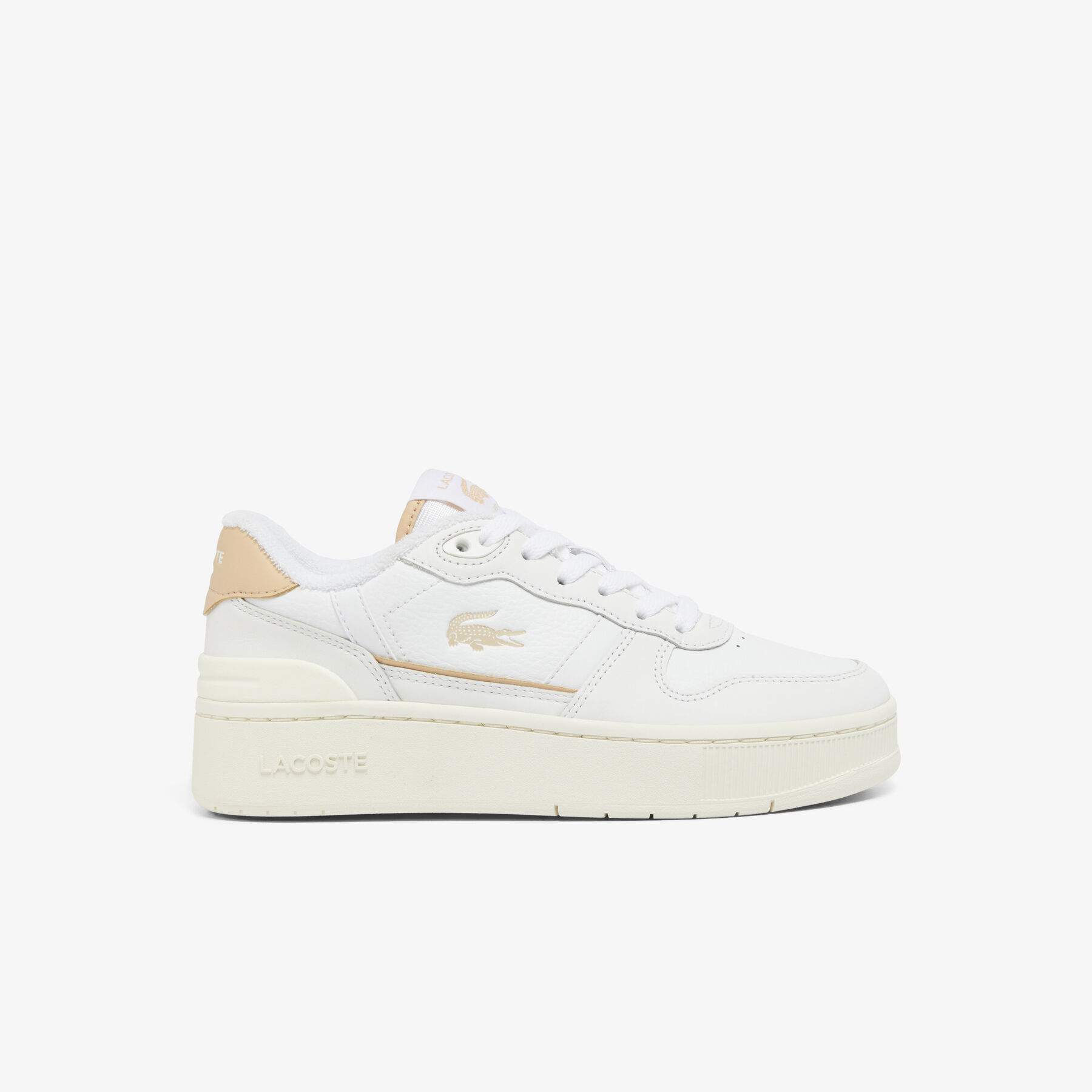 lacoste women s t clip platform trainers
