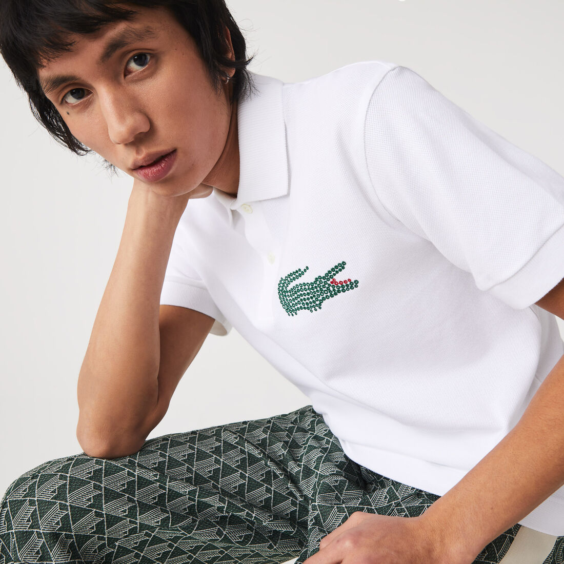 Buy Made in France Classic Fit Cotton Polo Shirt | Lacoste