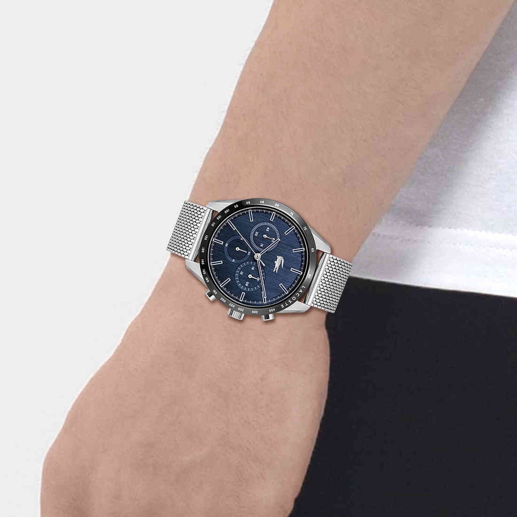 Boston Mens Watch, Silvery | LACOSTE UAE