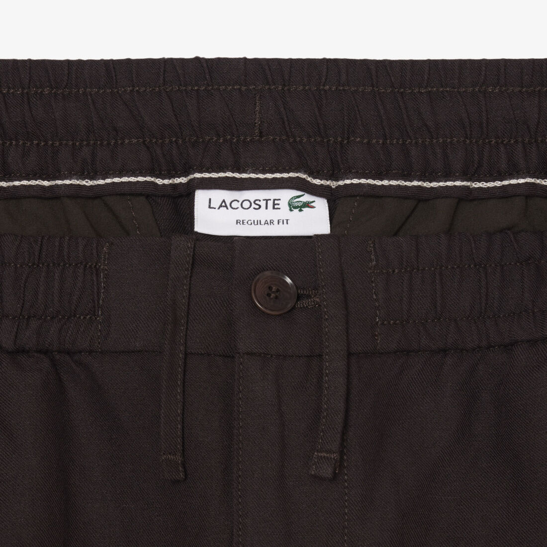 Regular Fit Linen Blend Twill Shorts Regular Fit Linen Blend Twill Shorts - GH2628-00-3LA