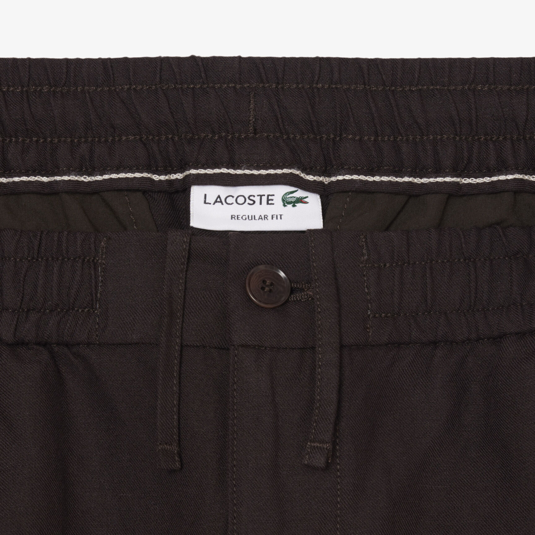 Regular Fit Linen Blend Twill Shorts Regular Fit Linen Blend Twill Shorts - GH2628-00-3LA