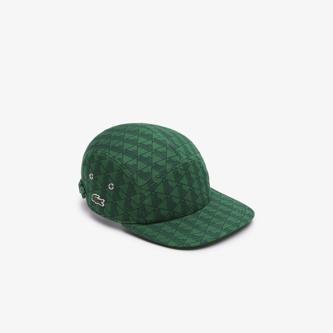 Monogram Print Twill Jockey Cap - RK1722-00-QIJ