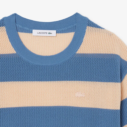 تيشيرت شبكي مخطط